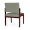 Lesro Lenox Armless Guest Chair, 22.5 in W 26 in L 31.5 in H LW1102 - alternate 3